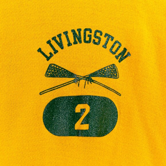 Champion Blue Bar Livingston High School Zip Up Track Jacket Small VTG 80s - Picture 3 of 10